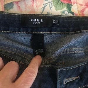 Torrid Dark denim jeans new condition size 20R
